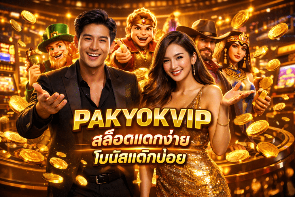 PAKYOKVIP สล็อตแตกง่าย โบนัสแตกบ่อย